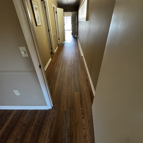 hallway empty installation